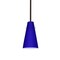 Besa Lighting Cierro Stem Pendant, Cobalt Blue Matte, Bronze Finish, 1x100W Incandescent 1TT-4124CM-BR - alternate 1